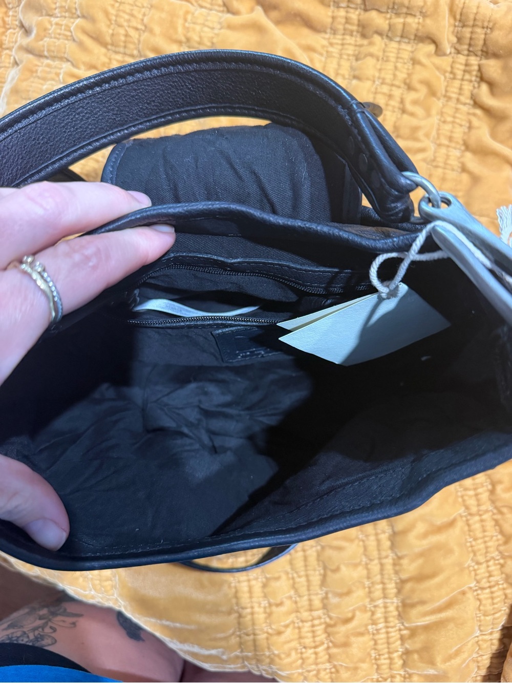 NWT we the free baby Asher leather bag in black - Picture 4 of 10